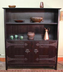 Interpretation Early Gustav Stickley 1902 Cupboard design.